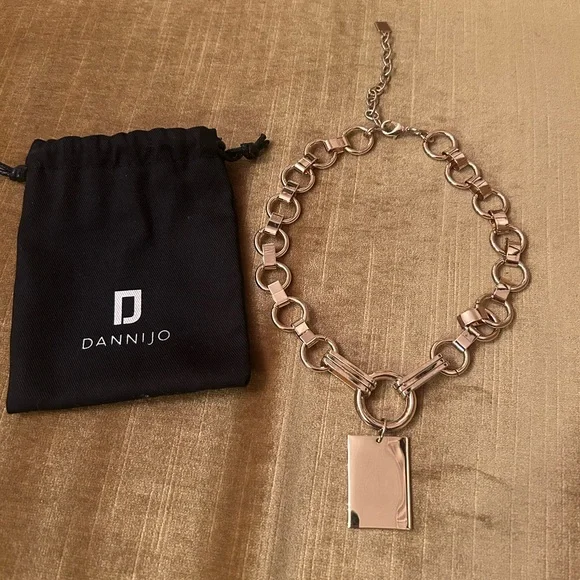 DANNIJO Gold Statement Necklace - Picture 6 of 6